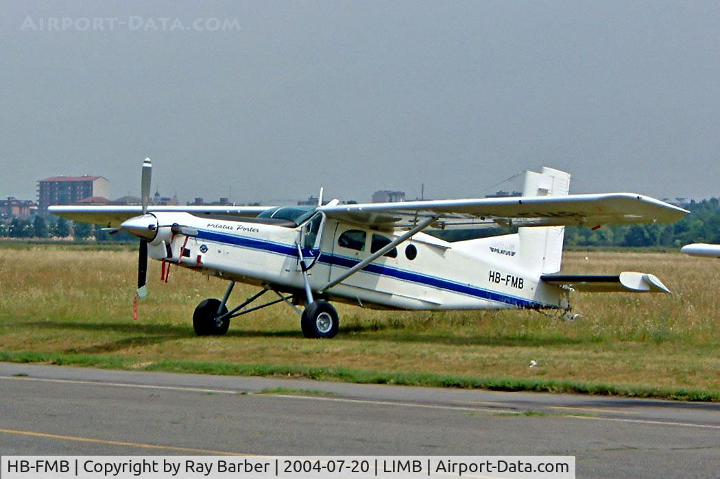 HB-FMB, 2000 Pilatus PC-6/B2-H4 Turbo Porter C/N 932, Pilatus PC-6/B2-H4 Turbo Porter [932] Bresso~I 20/07/2004