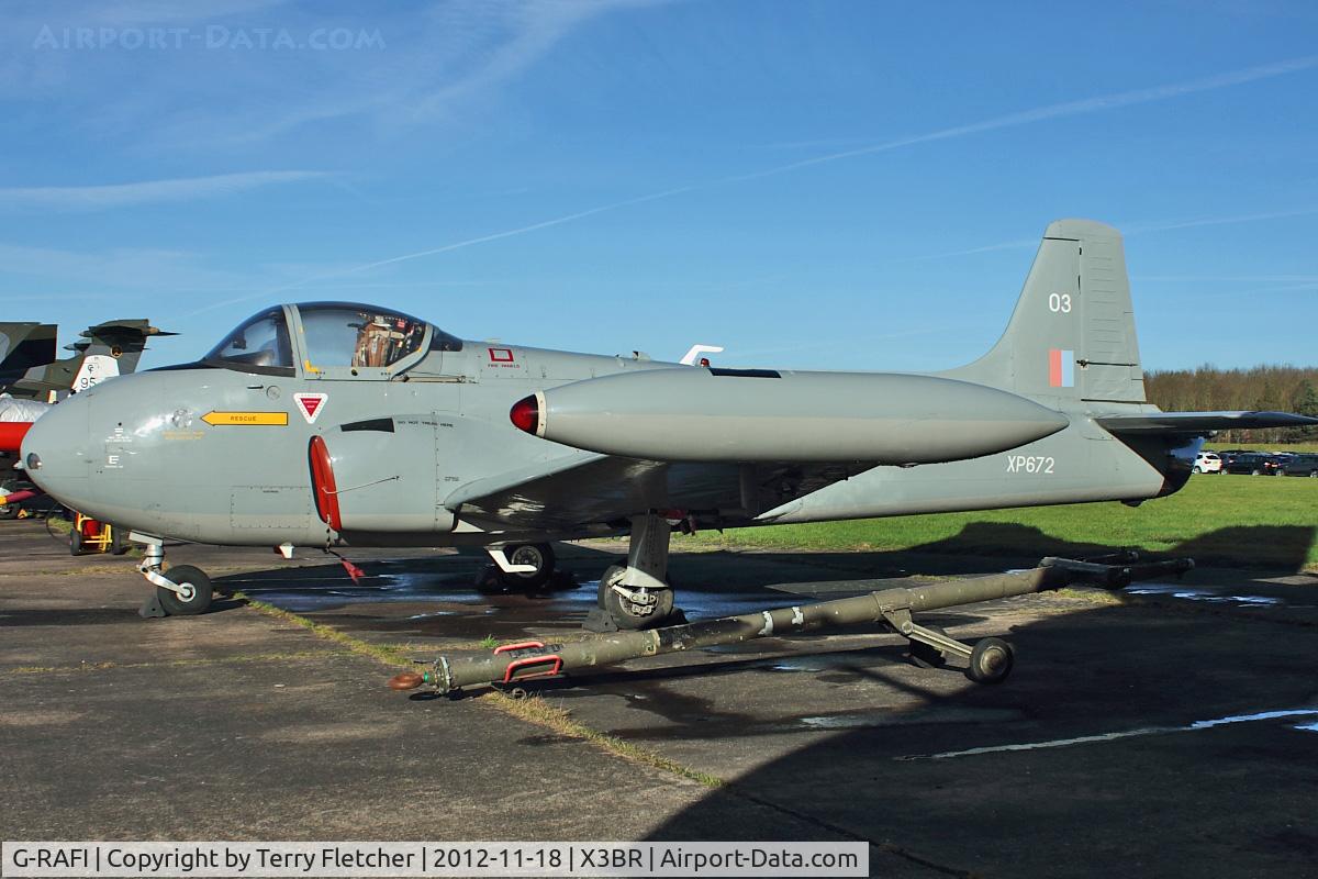 G-RAFI, 1962 BAC 84 Jet Provost T.4 C/N PAC/W/17641, 1962 Hunting 84 Jet Provost T.4, c/n: PAC/W/17641 at Bruntingthorpe