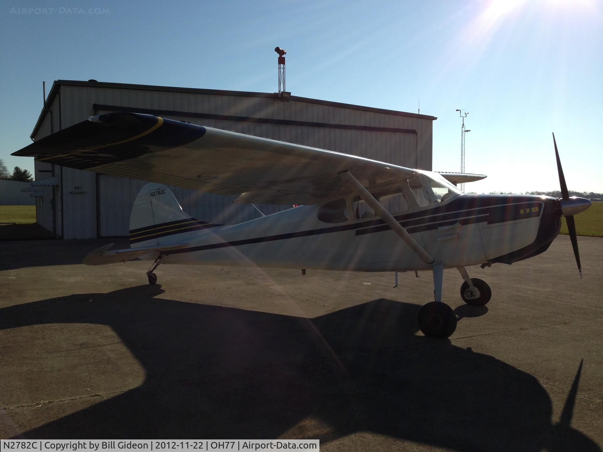 N2782C, 1954 Cessna 170B C/N 26326, Lumberton, Ohio