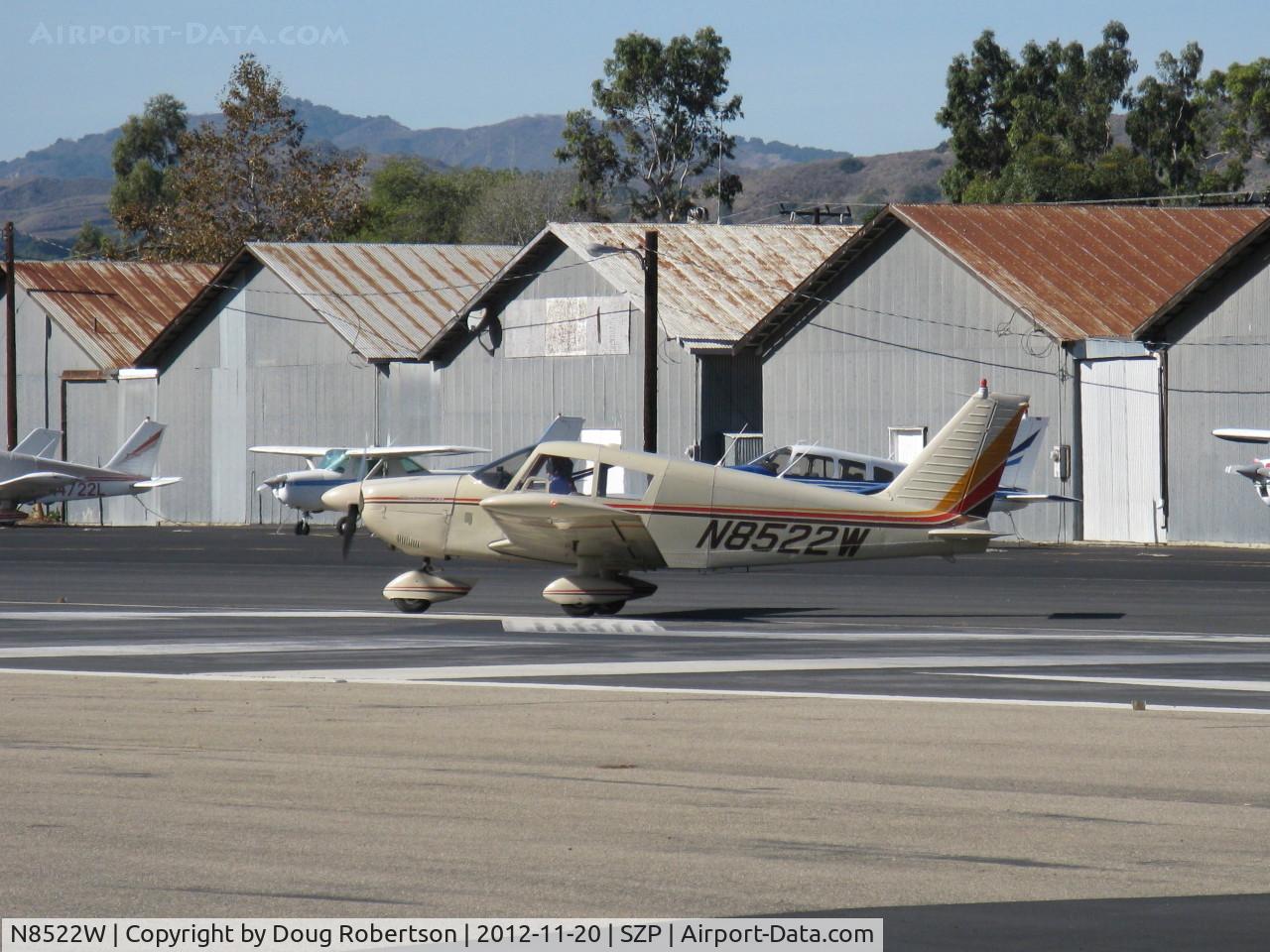 N8522W, 1963 Piper PA-28-235 Cherokee C/N 28-10023, 1963 Piper PA-28-235 CHEROKEE, Lycoming O-540-B4B5 235 Hp, taking the active 22