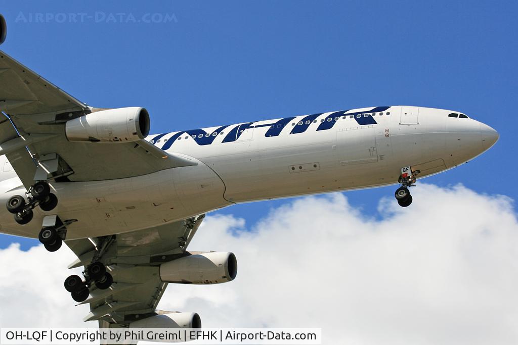 OH-LQF, 1997 Airbus A340-313X C/N 168, Taken at EFHK.