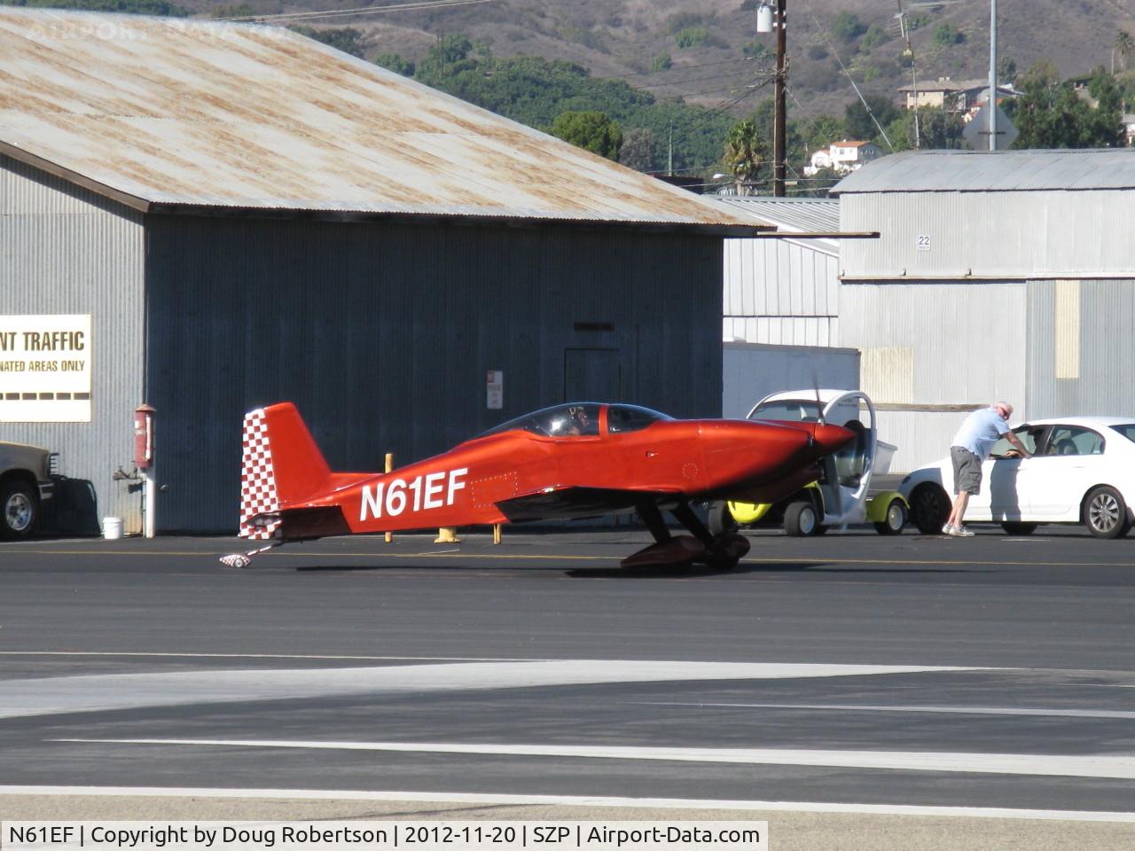 N61EF, 1989 Bushby Mustang II C/N M-II-1019, 1989 Forisch BUSHBY M-II MUSTANG II, Lycoming O-320 160 Hp, taxi to 22