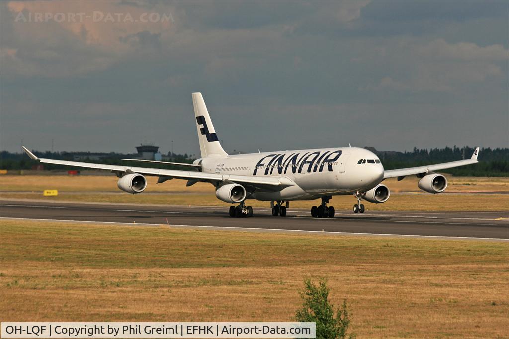 OH-LQF, 1997 Airbus A340-313X C/N 168, Taken at EFHK.