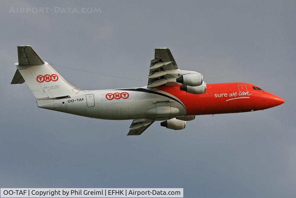 OO-TAF, 1990 British Aerospace BAe-146-300QT Quiet Trader C/N E3186, Taken at EFHK.