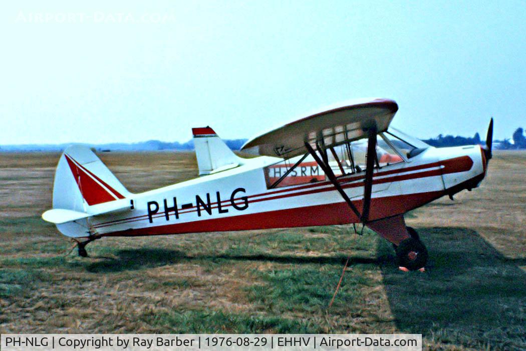 PH-NLG, 1954 Piper L-18C Super Cub (PA-18-95) C/N 18-2044, Piper PA-18-95 Super Cub [18-2044] Hilversum~PH 29/08/1976. Image taken from a slide.