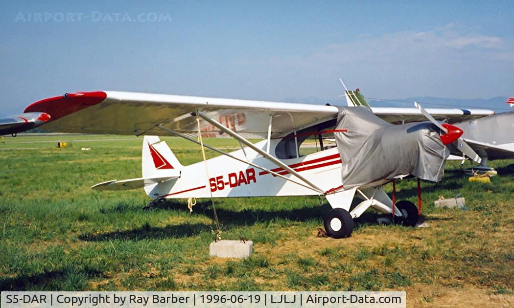 S5-DAR, 1978 Piper PA-18-150 Super Cub C/N 18-7809173, Piper PA-18-150 [18-7809173] Ljubljana~S5 19/06/1996