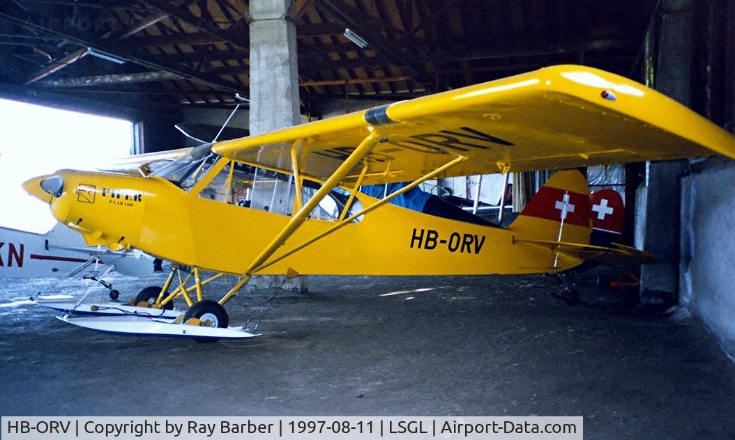HB-ORV, 1962 Datwyler PA-18-150 Super Cub C/N MDC-1040, Datwyler PA-18-150 Super Cub [MDC-1040] Lausanne~HB 11/08/1997