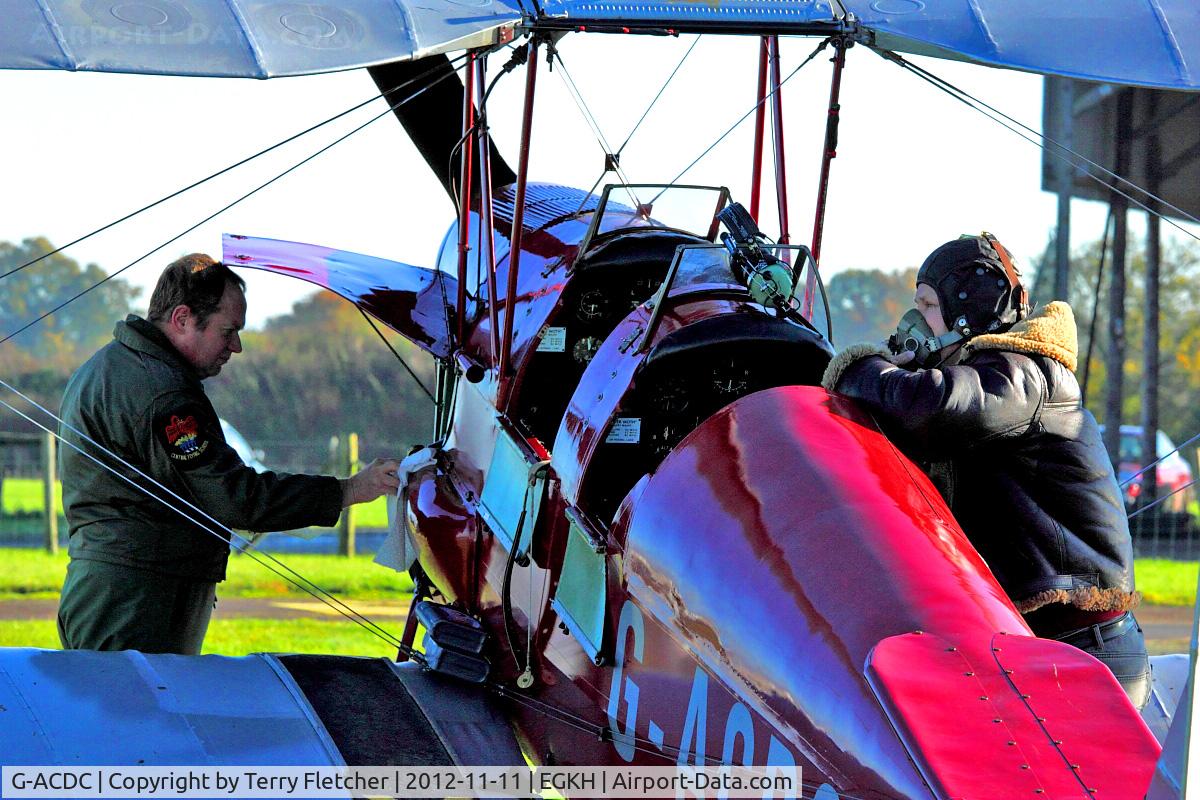 G-ACDC, 1933 De Havilland DH-82A Tiger Moth II C/N 3177, 1933 De Havilland DH-82A, c/n: 3177 at Headcorn