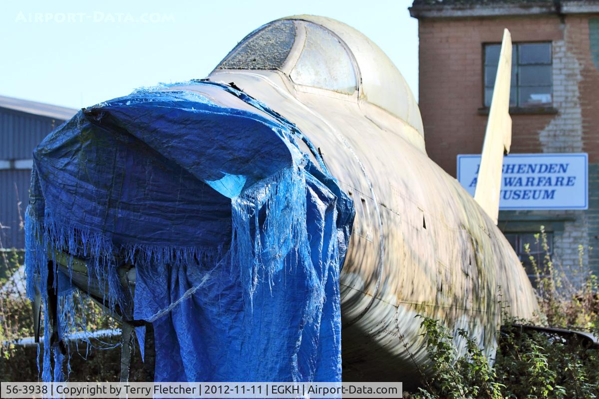 56-3938, 1956 North American F-100F Super Sabre C/N 243-214, 1956 North F-100F SUPER SABRE, c/n: 243-214 at Headcorn