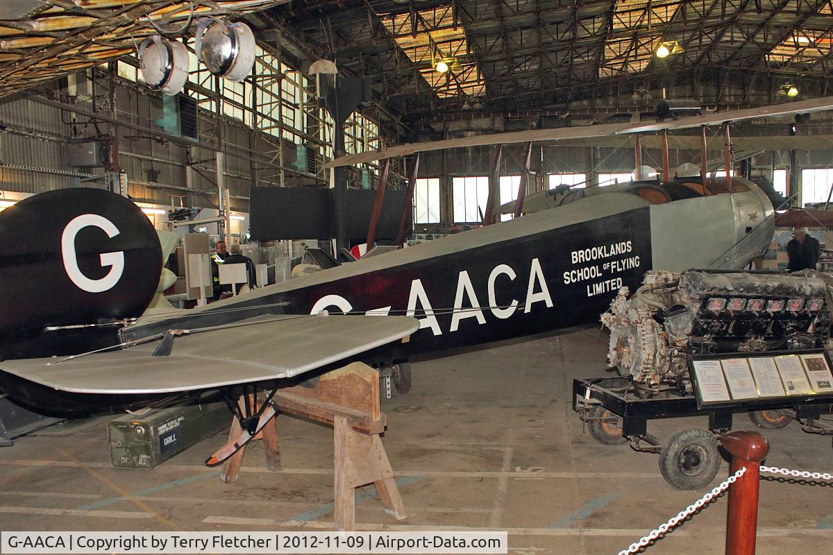 G-AACA, Avro 504K Replica C/N BAPC.177, Avro 504K Replica, c/n: BAPC.177 at Brooklands Museum