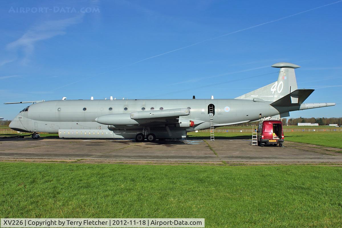 XV226, 1968 Hawker Siddeley Nimrod MR.2 C/N 8001, 1968 Hawker Siddeley Nimrod MR.1, c/n: 8001 at Bruntingthorpe