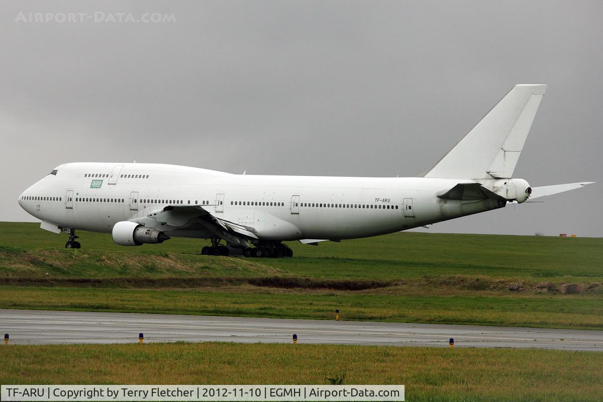 TF-ARU, 1983 Boeing 747-344 C/N 22970, 1983 Boeing 747-344, c/n: 22970 at Kent Int