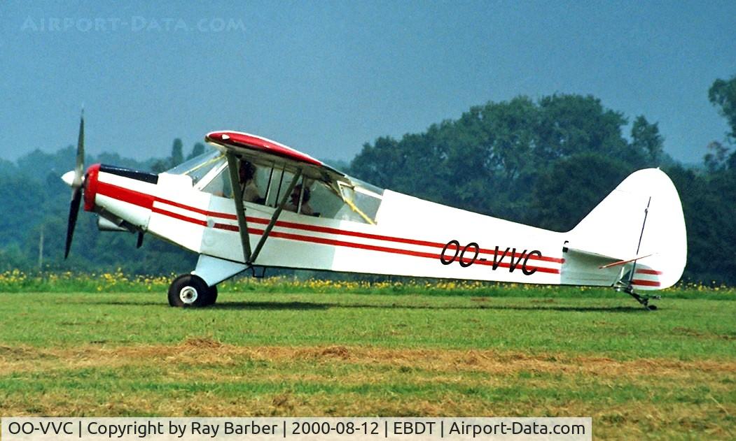 OO-VVC, 1965 Piper PA-18-150 Super Cub C/N 18-8286, Piper PA-18-150 [18-8286] Schaffen-Diest~OO 12/08/2000
