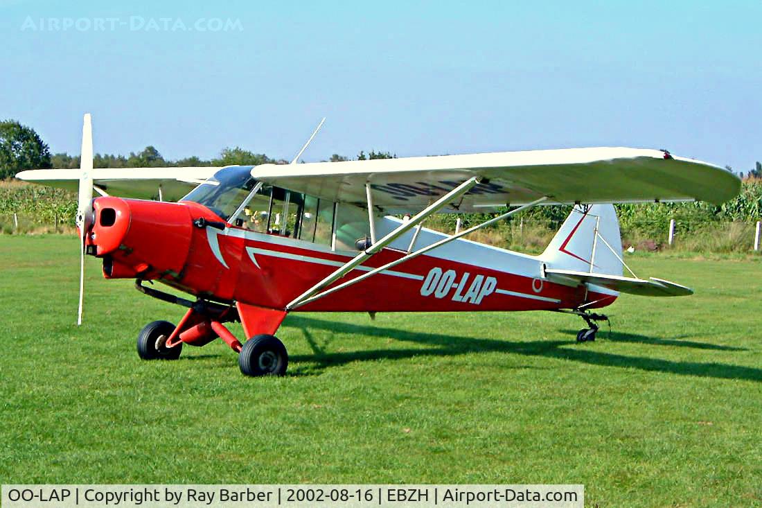 OO-LAP, 1969 Piper PA-18-150 Super Cub C/N 18-8780, Piper PA-18-150 Super Cub [18-8780] Kiewit-Hasselt~OO 16/08/2002