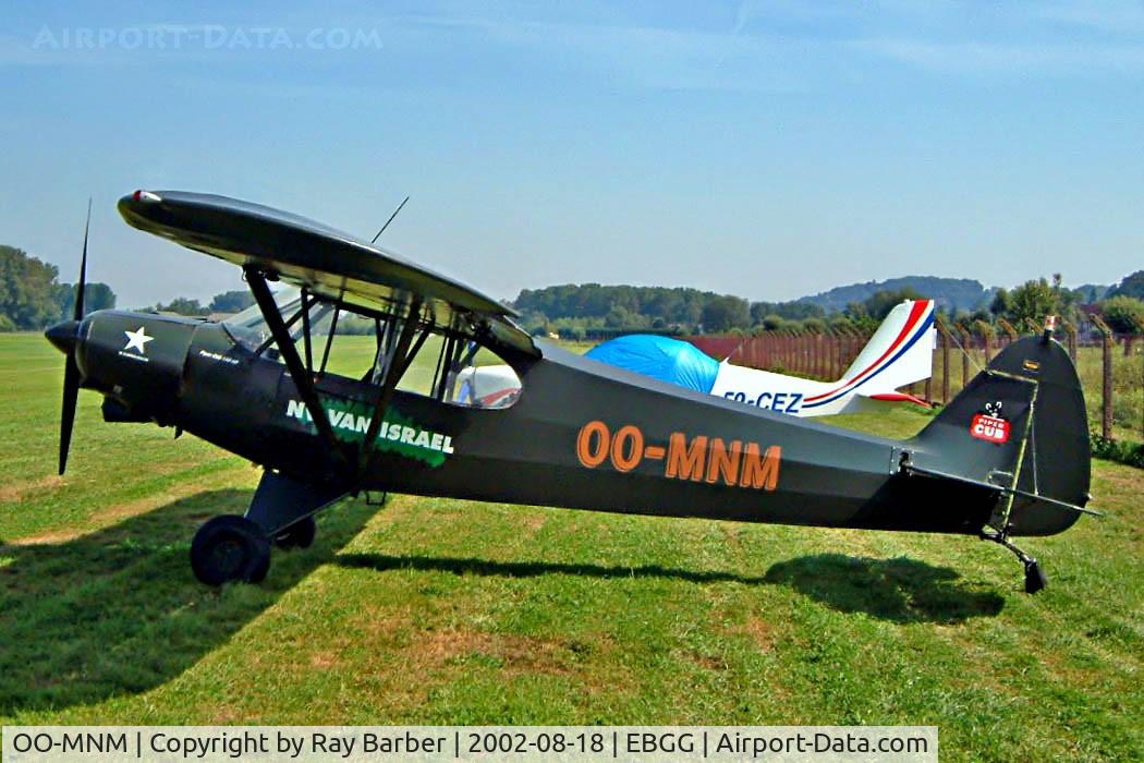 OO-MNM, 1979 Piper PA-18-150 Super Cub C/N 18-8009035, Piper PA-18-150 Super Cub [18-8009035] Geraardsbergen-Overboelare~OO 18/08/2002