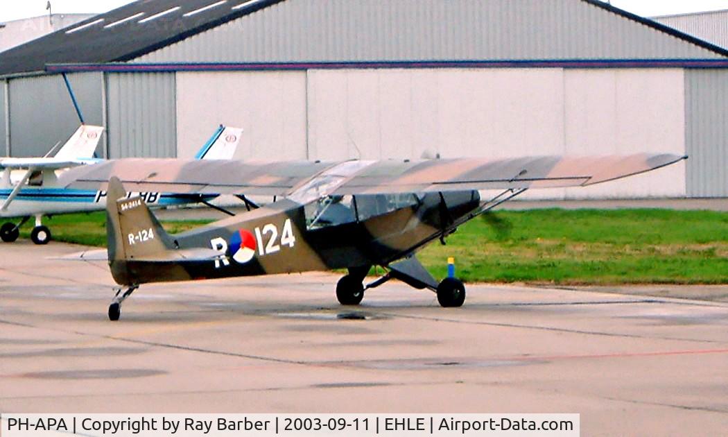 PH-APA, 1954 Piper L-21B Super Cub (PA-18-135) C/N 18-3814, Piper L-21B-135 Super Cub [18-3814] Lelystad~PH 11/09/2003