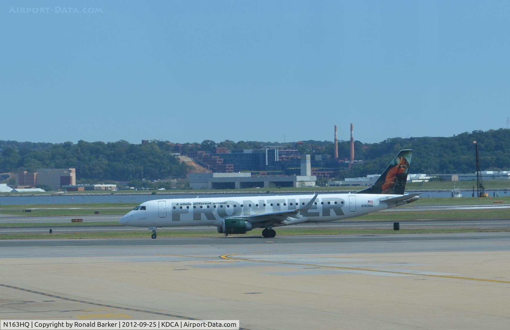 N163HQ, 2009 Embraer 190AR (ERJ-190-100IGW) C/N 19000255, Taxi DCA