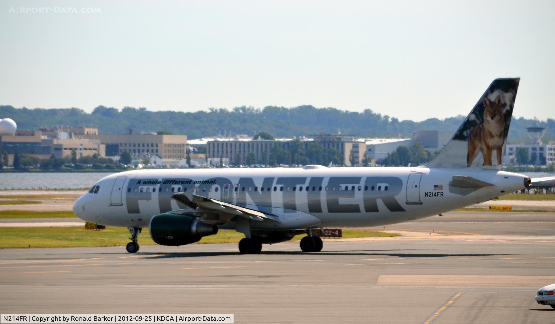 N214FR, Airbus A320-214 C/N 4727, Taxi DCA VA