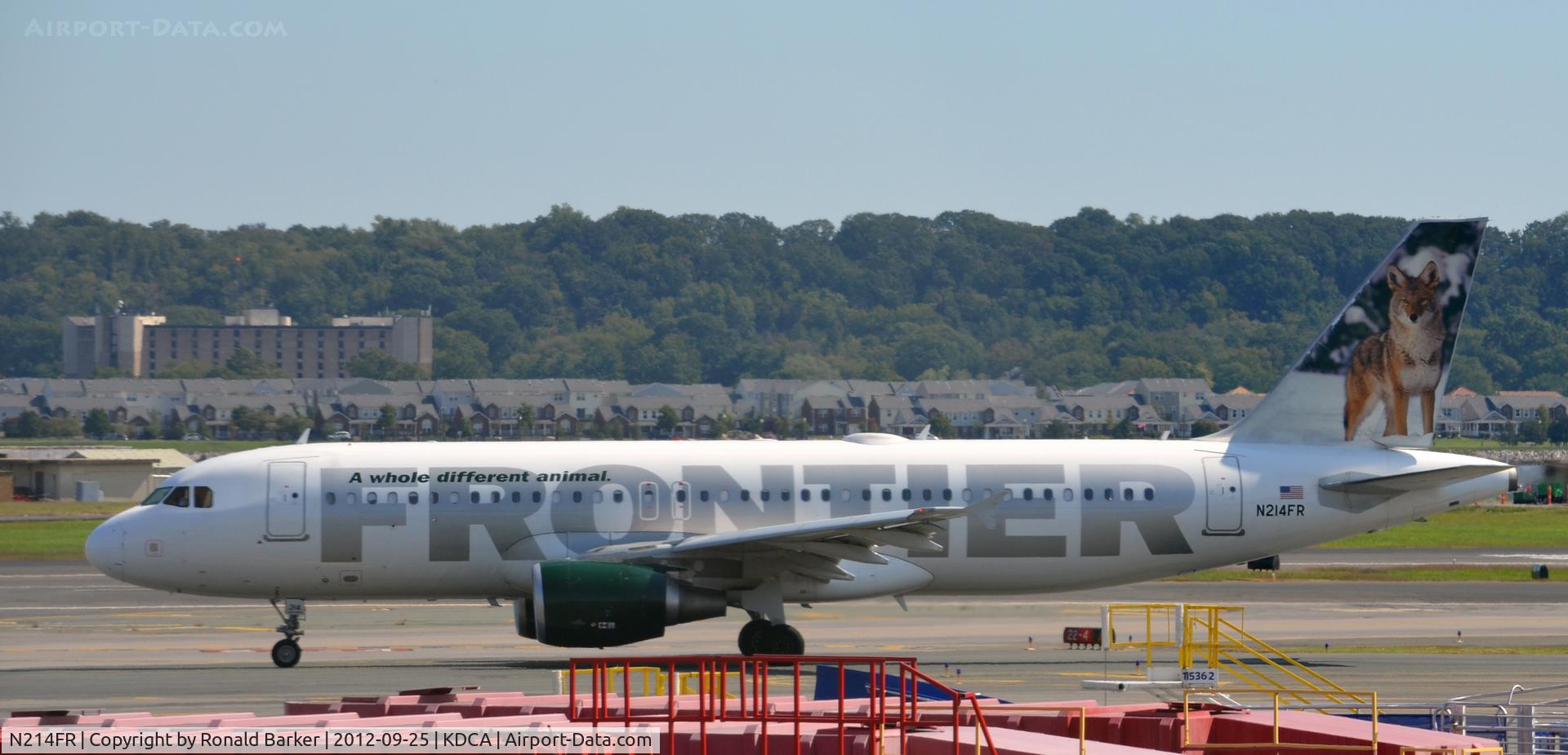 N214FR, Airbus A320-214 C/N 4727, Taxi DCA