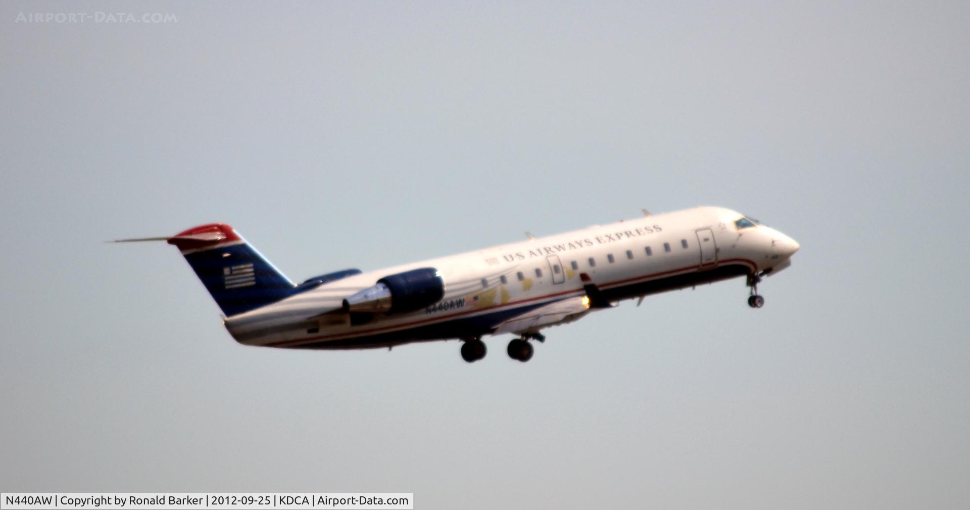 N440AW, 2003 Bombardier CRJ-200LR (CL-600-2B19) C/N 7766, Airborne DCA