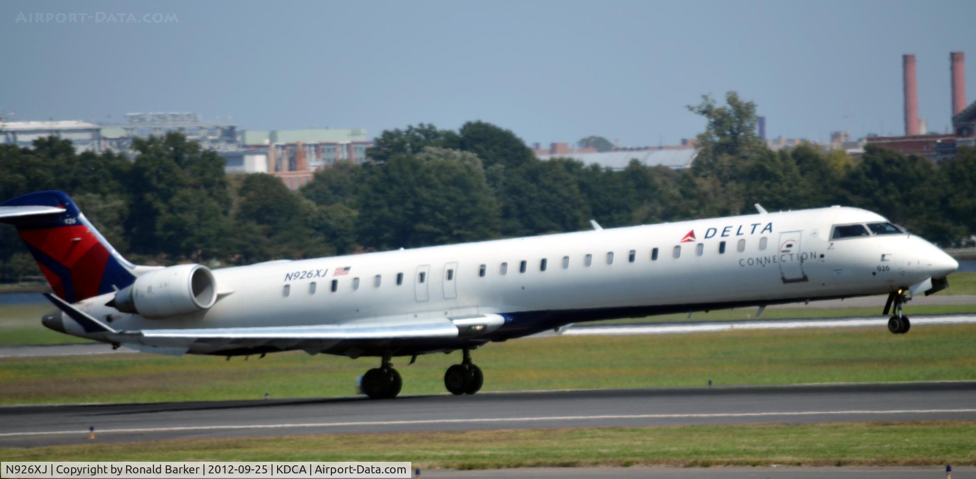 N926XJ, 2008 Canadair CL-600-2D24 Regional Jet CRJ-900 C/N 15184, Takeoff DCA