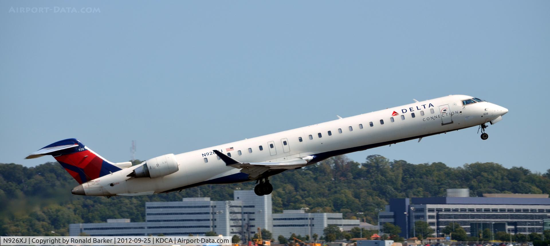N926XJ, 2008 Canadair CL-600-2D24 Regional Jet CRJ-900 C/N 15184, Airborne DCA