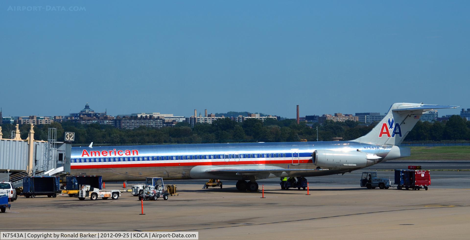 N7543A, 1990 McDonnell Douglas MD-82 (DC-9-82) C/N 53025, DCA VA