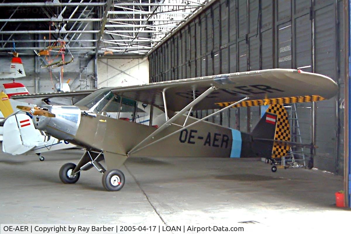 OE-AER, Piper PA-18-95 Super Cub Super Cub C/N 18-5587, Piper PA-18-95 Super Cub [18-5587] Weiner-Neustadt Ost~OE 17/04/2005