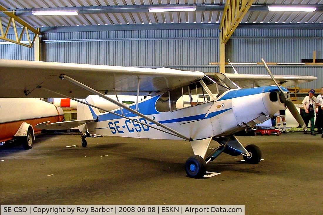 SE-CSD, 1960 Piper PA-18-150 Super Cub C/N 18-7287, Piper PA-18-150 Super Cub [18-7287] Nykoping~SE 08/06/2008