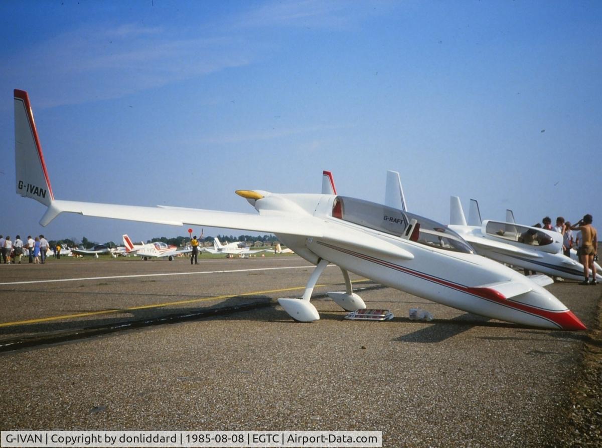 G-IVAN, 1981 Rutan Twin-EZ (VariEze Mod) C/N PFA 074-10502, G-IVAN,  