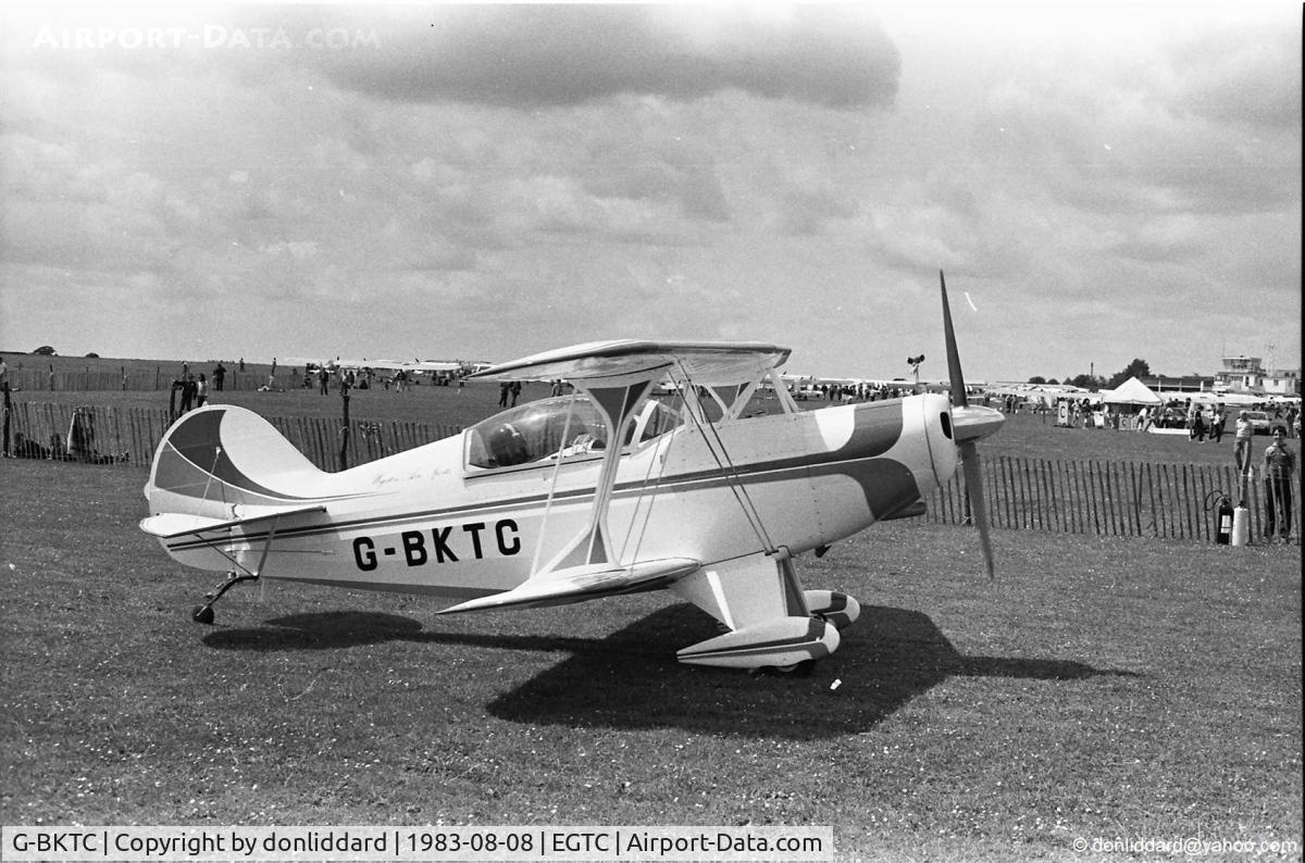 G-BKTC, 1983 Pitts S-2E Special C/N PFA 009-10846, G-BKTC Pitts Special EGTC Cranfield PFA meeting 1983