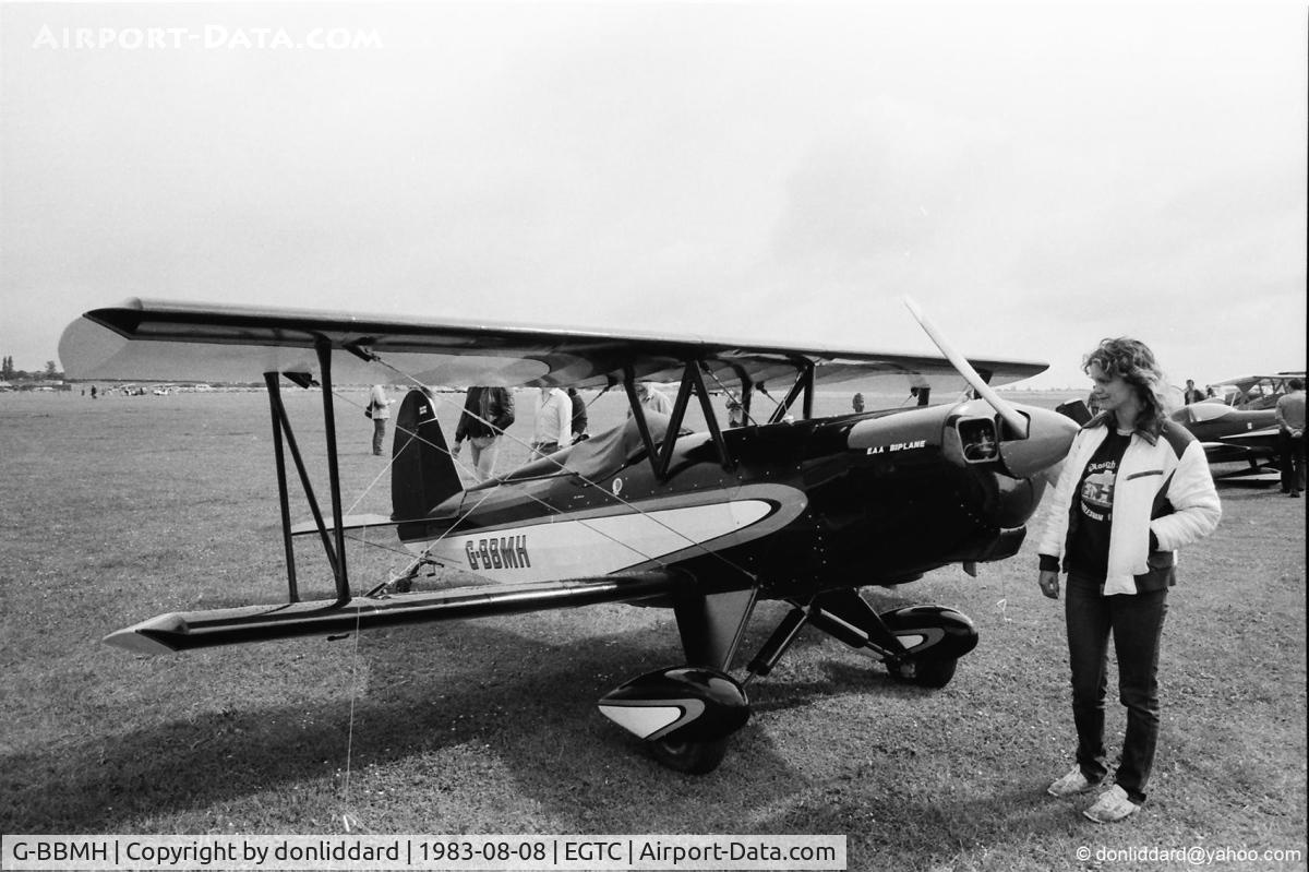 G-BBMH, 1982 EAA Biplane Model P-1 C/N PFA 1348, G-BBMH eaa biplane egtc cranfield pfaa meeting 1983