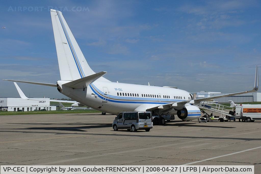 VP-CEC, 1999 Boeing 737-7AW C/N 30031, PJS [PP] Jet Aviation Business Jets