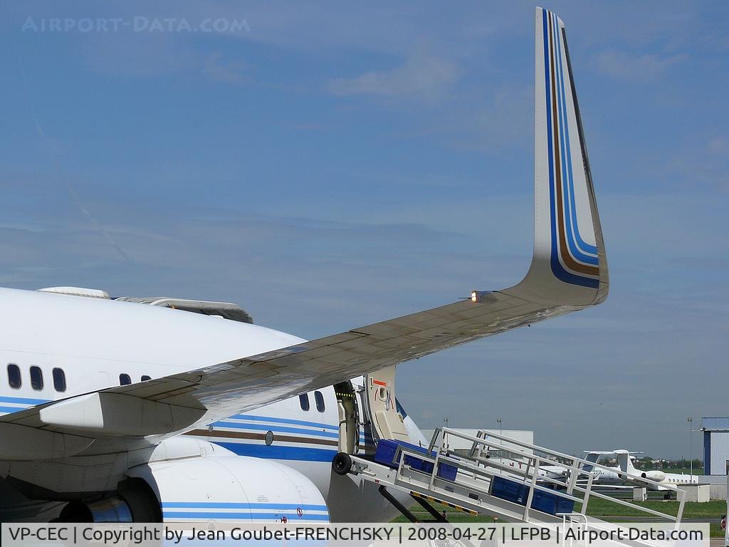 VP-CEC, 1999 Boeing 737-7AW BBJ C/N 30031, PJS [PP] Jet Aviation Business Jets