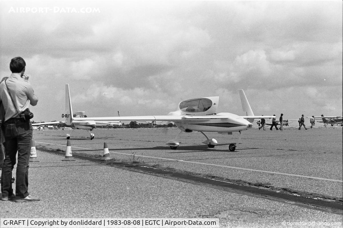 G-AYSK, 1971 Luton LA4A Minor C/N PFA 832, G-Raft rutan Long-EZ cranfield pfa meeting 1983