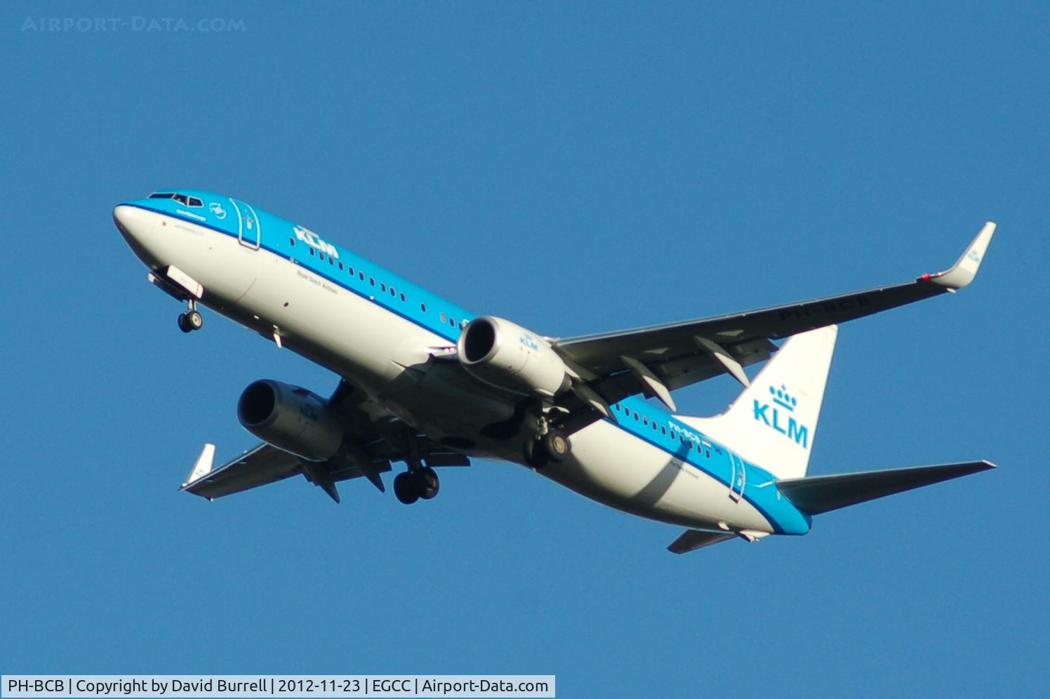 PH-BCB, 2011 Boeing 737-8K2 C/N 39443, PH-BCB KLM Boeing 737-8K2 on approach to Manchester Airport.