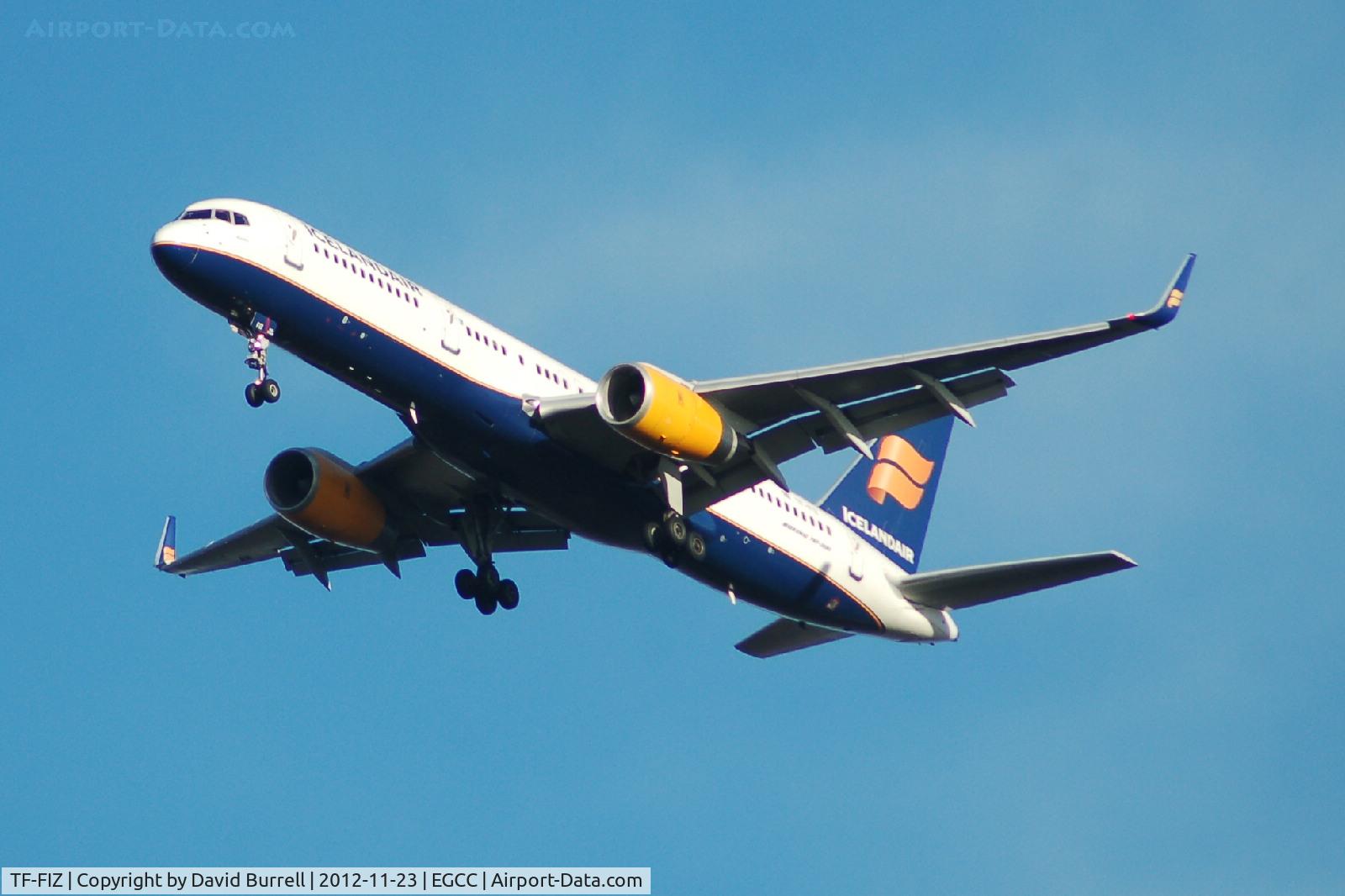 TF-FIZ, 2000 Boeing 757-256 C/N 30052, TF-FIZ Icelandair Boeing 757-256 on approach to Manchester Airport.