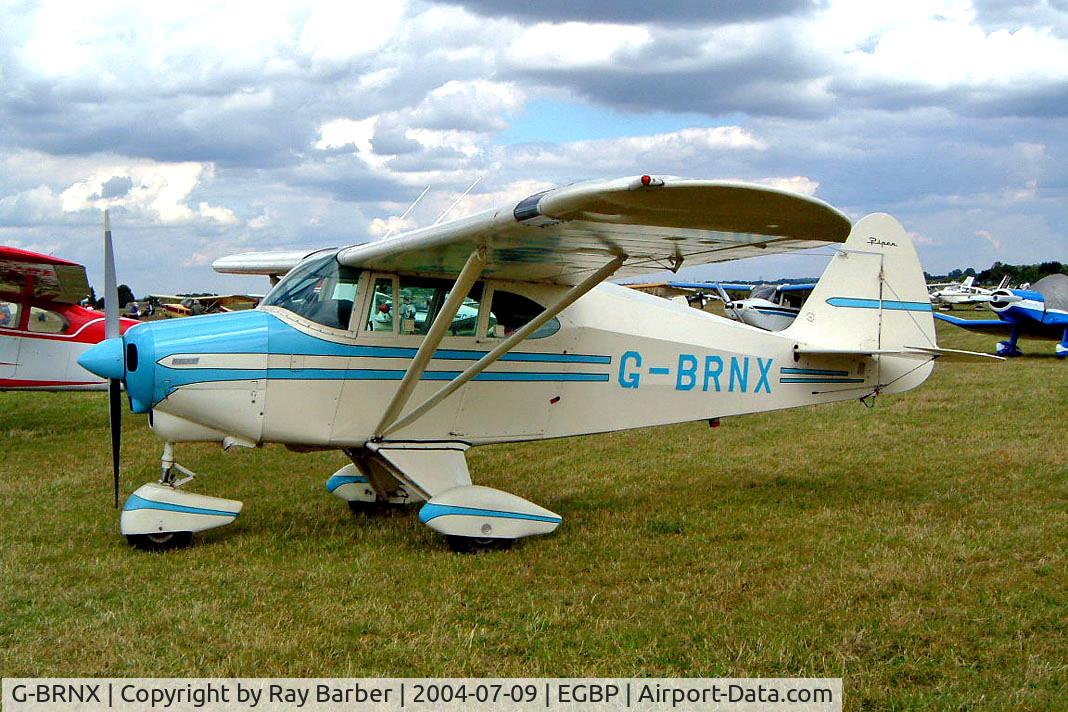 G-BRNX, 1955 Piper PA-22-150 Caribbean C/N 22-2945, Piper PA-22-150 Tri Pacer [22-2945] Kemble~G 09/07/2004