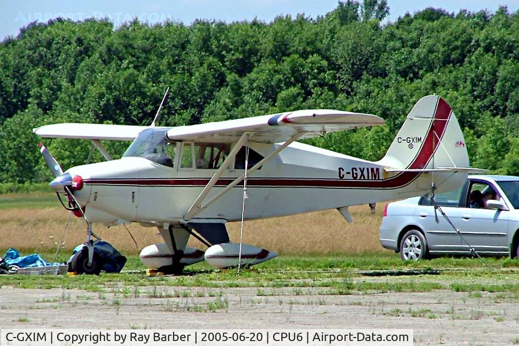 C-GXIM, 1956 Piper PA-22-150 Tri-Pacer C/N 22 4475, Piper PA-22-150 Tri Pacer [22-4475] Tyendinaga-Mohawk~C 20/06/2005