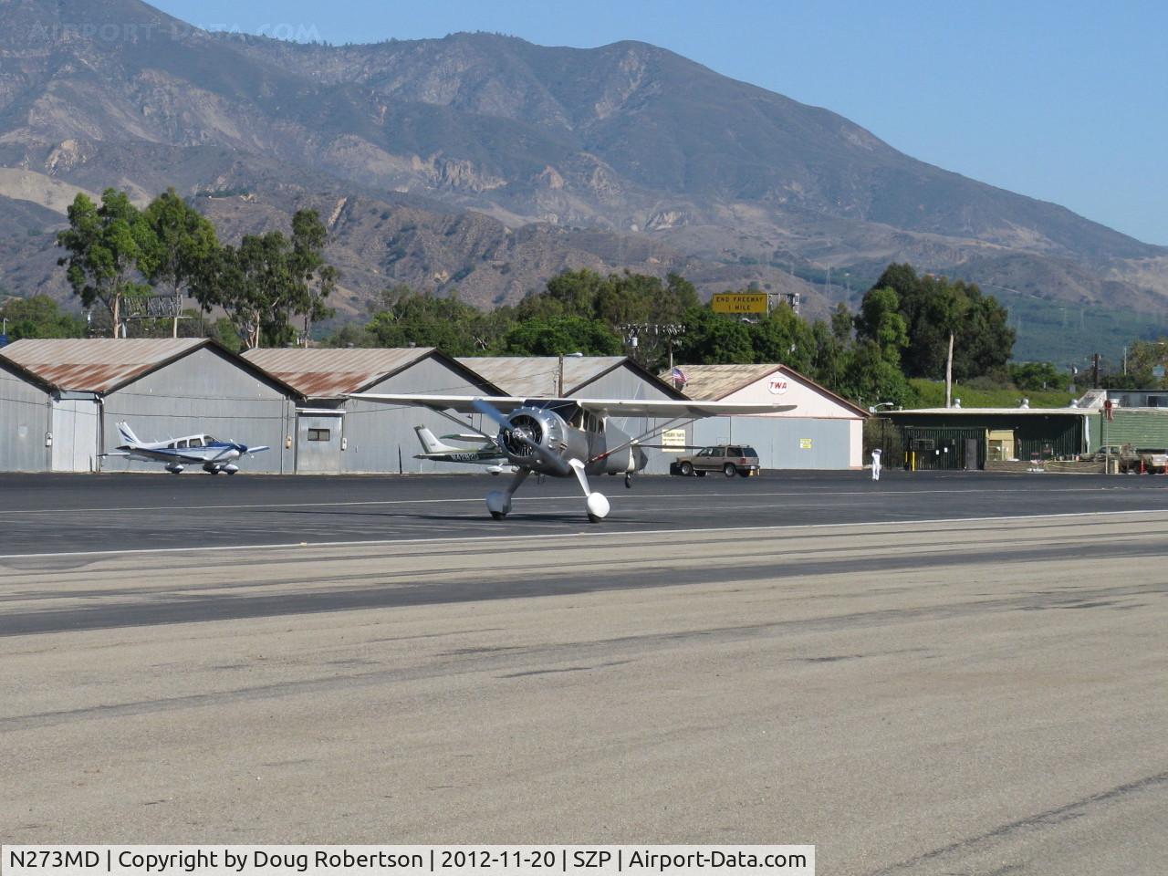 N273MD, 2008 Dickenson Howard DGA-21 (Replicate) C/N 001, 2008 DICKENSON HOWARD DGA-21 'Mr. DICKENSON', P&W R-1340-57 Wasp 600 Hp radial, landing roll Rwy 22