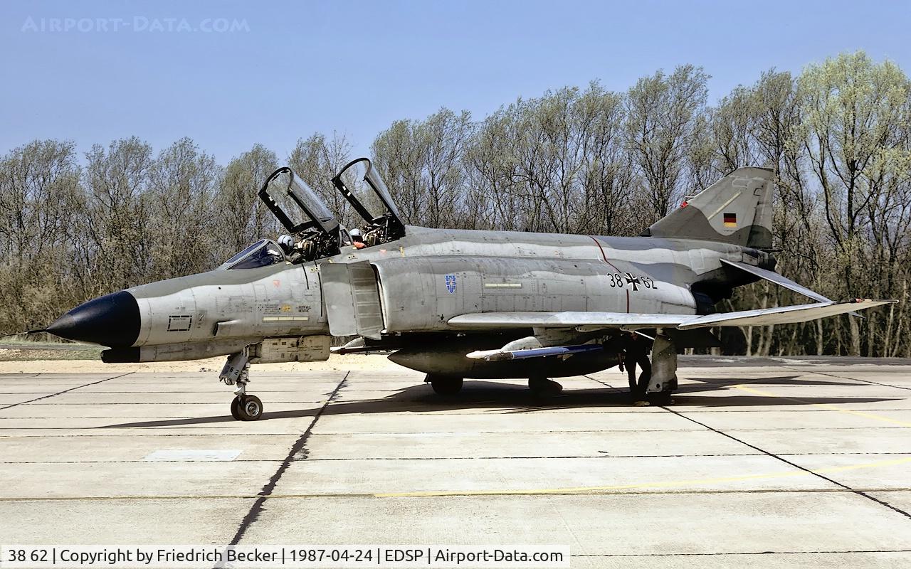 38 62, 1974 McDonnell Douglas F-4F Phantom II C/N 4779, last chance inspection at Fliegerhorst Pferdsfeld