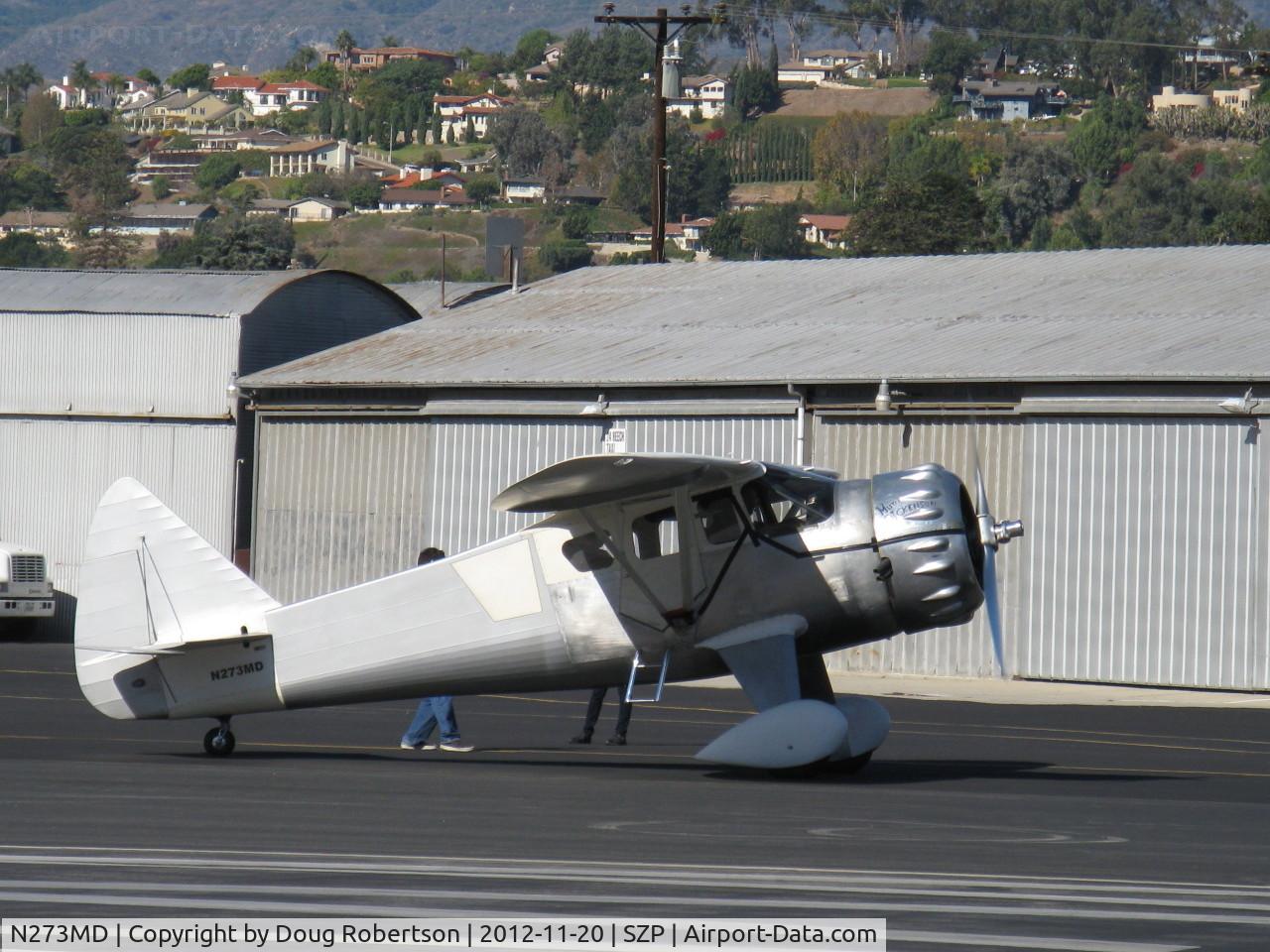 N273MD, 2008 Dickenson Howard DGA-21 (Replicate) C/N 001, 2008 DICKENSON HOWARD DGA-21 'Mr. DICKENSON', P&W R-1340-57 Wasp 600 Hp radial