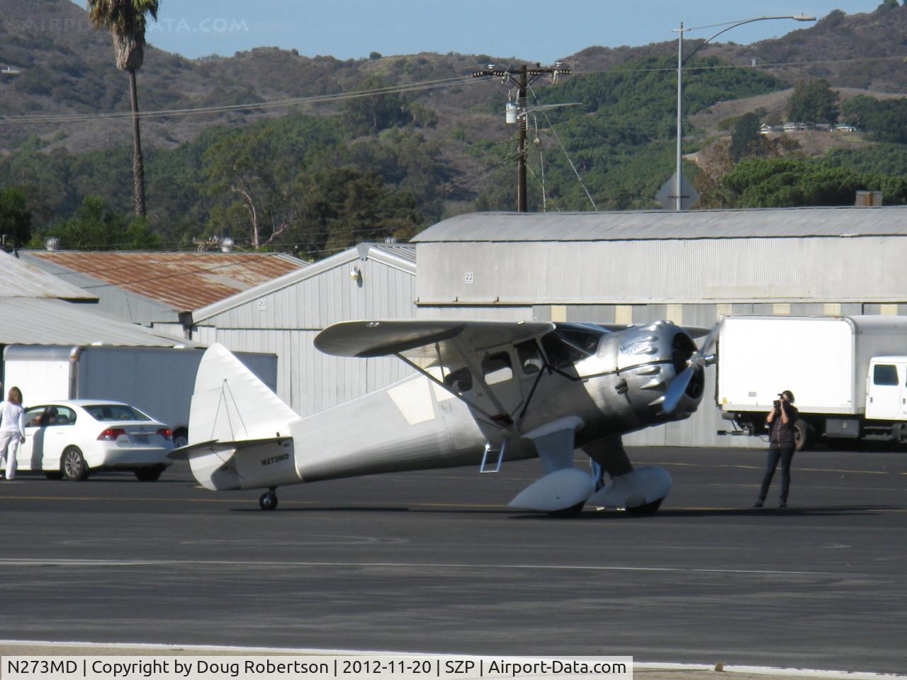 N273MD, 2008 Dickenson Howard DGA-21 (Replicate) C/N 001, 2008 DICKENSON HOWARD DGA-21 'Mr. DICKENSON, P&W R-1340-57 Wasp 600 Hp radial, videocam coverage
