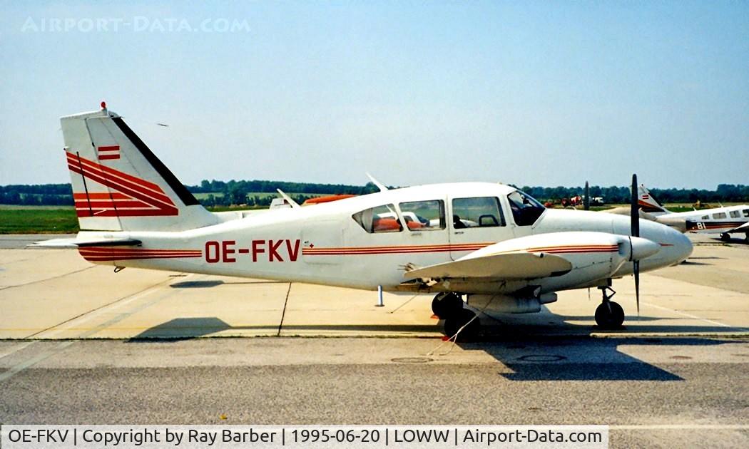 OE-FKV, Piper PA-23-250 Aztec C C/N 27-2743, Piper PA-23-250 Aztec C [27-2743] Vienna~OE 20/06/1995