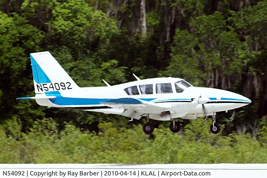 N54092, 1974 Piper PA-23-250 C/N 27-7405405, Piper PA-23-250 Aztec E [27-7405405] Lakeland-Linder~N 14/04/2010