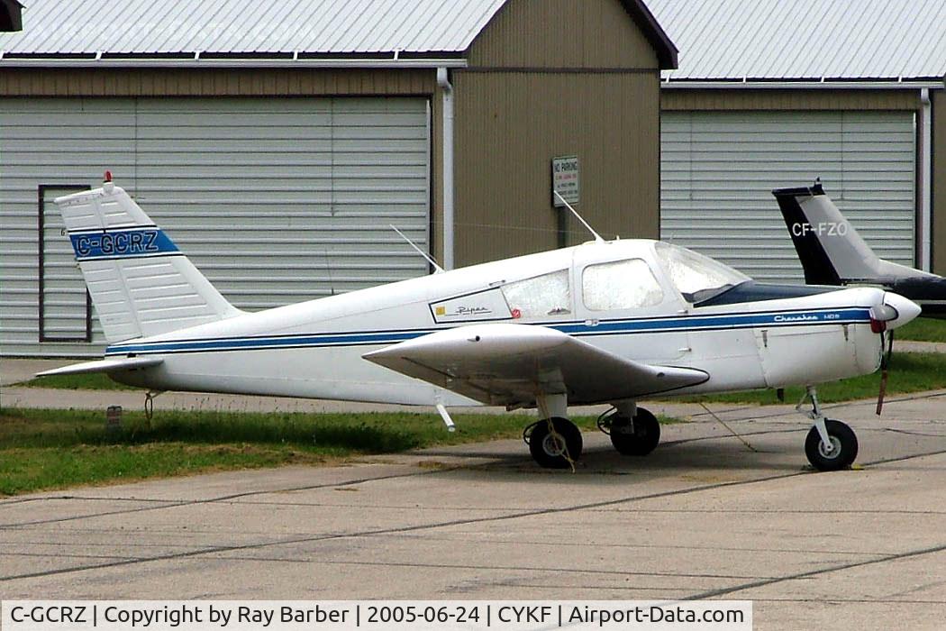 C-GCRZ, 1969 Piper PA-28-140 B C/N 28-25902, Piper PA-28-140 Cherokee B [28-25902] Kitchener-Waterloo~C 24/06/2005
