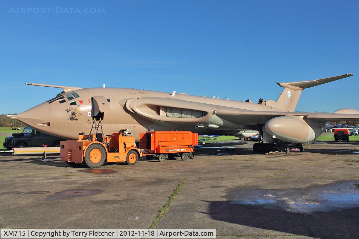 XM715, 1963 Handley Page Victor K.2 C/N HP80/83, XM715 (Teasin' Tina/Meldrew), 1963 Handley Page Victor K.2, c/n: HP80/83 at Bruntingthorpe
