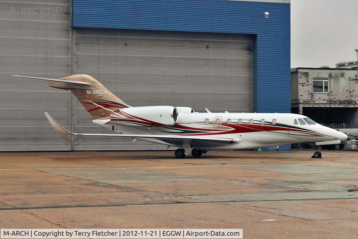 M-ARCH, 1996 Cessna 750 Citation X Citation X C/N 750-0254, 1996 Cessna 750, c/n: 750-0254 at Luton