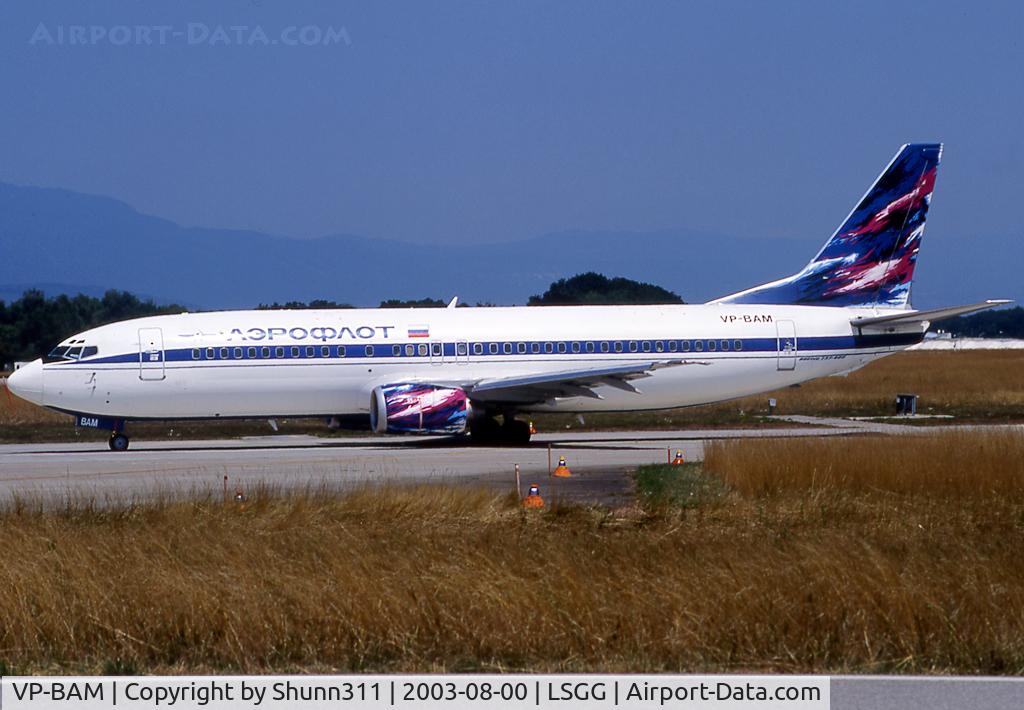 VP-BAM, 1998 Boeing 737-4M0 C/N 29205, Waiting for departure...