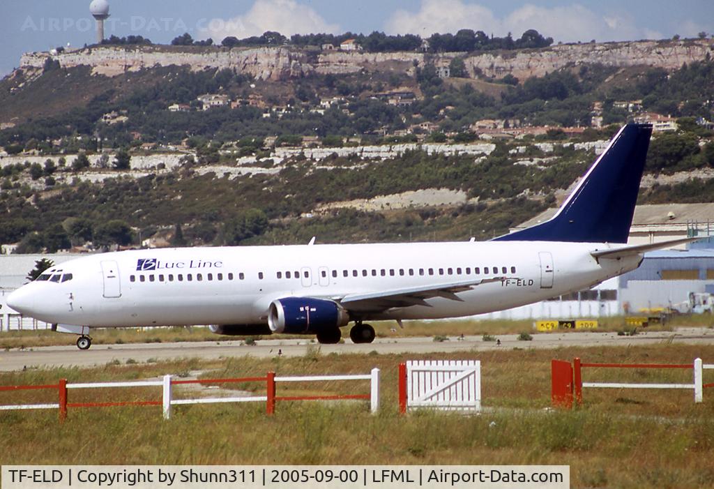 TF-ELD, 1989 Boeing 737-46B C/N 24124, Lining up rwy 31R for departure...
